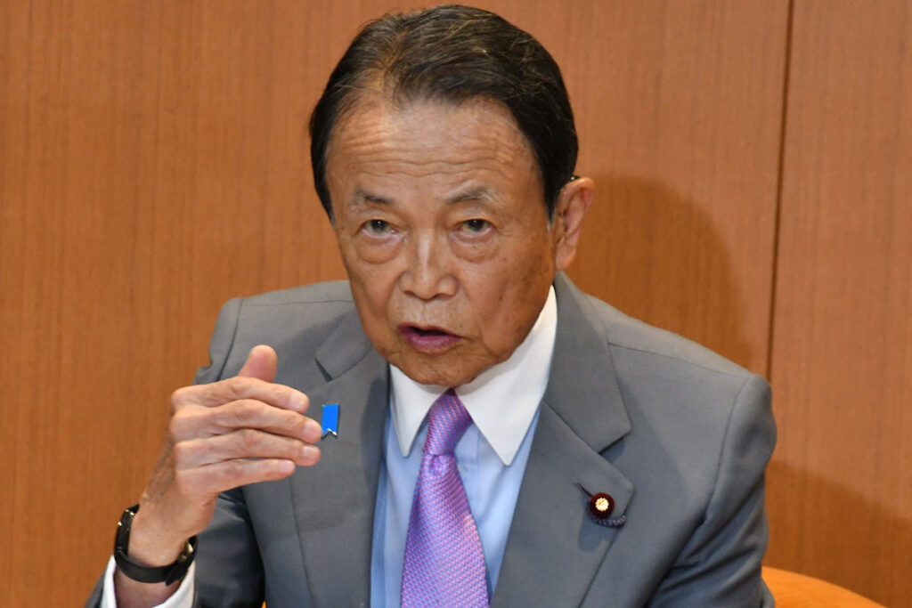 【速報】麻生氏、決選では党員票最多候補を支持