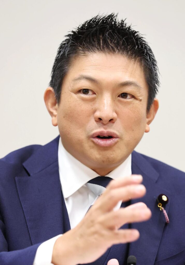 参政・神谷宗幣代表、連立政権への参加を否定　「自民が駄目だからつくった政党だ」