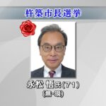 杵築市長選挙　現職の永松悟氏が当選　大分