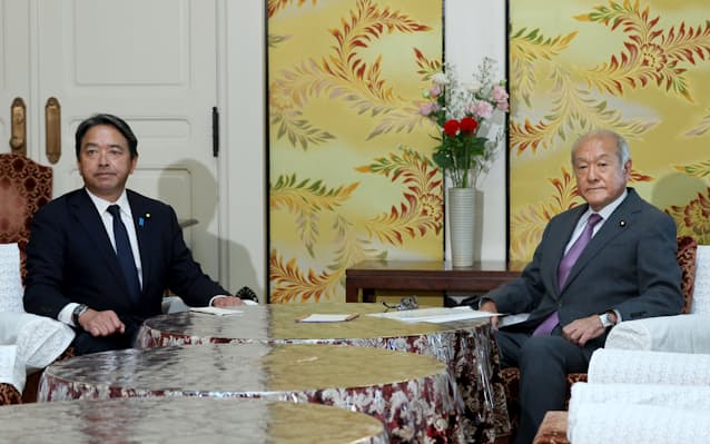 自民幹事長、首相指名選挙での協力要請　国民民主に