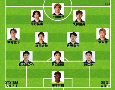 【サッカー】日本代表、ブラジル戦のスタメン発表！ 久保建英、鎌田大地、上田綺世など現状ベストメンバーで史上初の王国撃破なるか