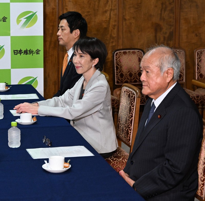 自民、維新へ「フルスペックでの連立」要請　閣僚出す閣内協力