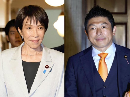 自民高市総裁が参政神谷代表と会談 首相指名選挙協力要請 神谷氏「持ち帰って検討」