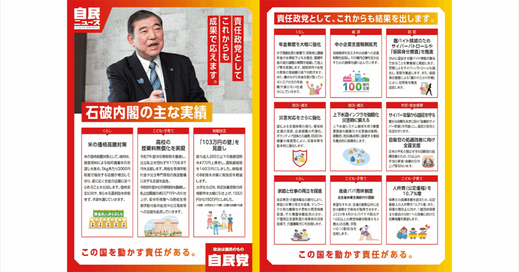 石破内閣の功績