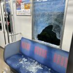 【埼玉】走行中の列車のガラス割れ乗客けが　東武東上線、「シカ」の目撃情報