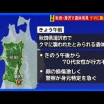【（・(ｪ)・）】行方不明女性の捜索隊が顔の損傷激しい遺体発見　クマに襲われた可能性　秋田・湯沢市