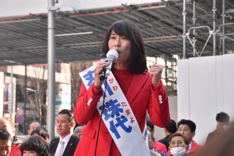 【東京7区】自民・丸川珠代氏「どの政党でなく、誰が総理かが大事」