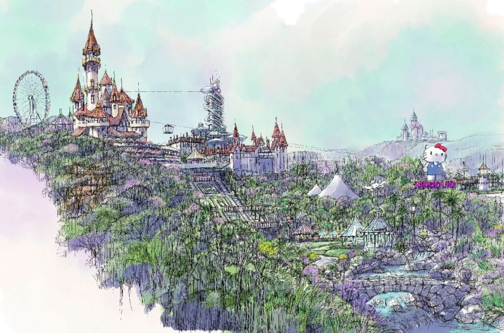 【経済】サンリオがハーモニーランドのリゾート化に着手へ　「天空のパーク構想」アトラクション新増設、ホテルも建設