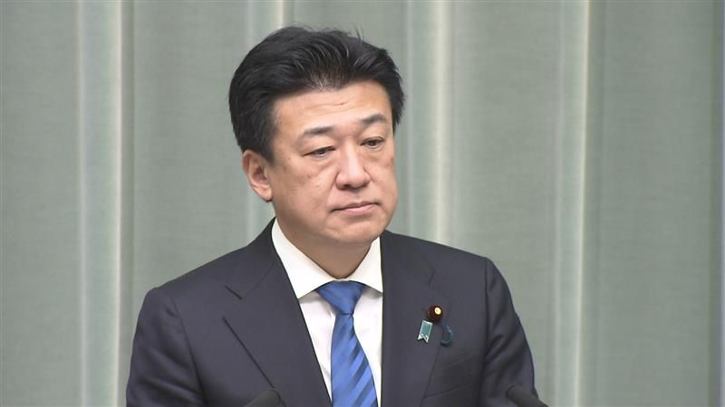 木原官房長官　中国とロシアの爆撃機共同飛行を強く非難　両国に懸念を伝達と明らかに