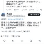 パさん「原子力空母の上ではしゃぐ総理は右翼なら我慢ならないはずよ非核三原則はどうした」