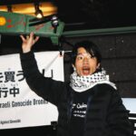 防衛省前でハンガーストライキ始まる「虐殺加担になる」イスラエル製ドローンを購入しないよう求め…水、塩、砂糖だけを摂取し座り込み