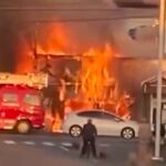 【茨城】「仕込みのため火を付けたまま…」ラーメン店全焼…店主は店を離れて休憩中　店内から勢いよく火が噴き出す　つくば市