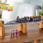 プラレールとBTTFがコラボ、蒸気機関車131号でタイムマシンを押して走行できる