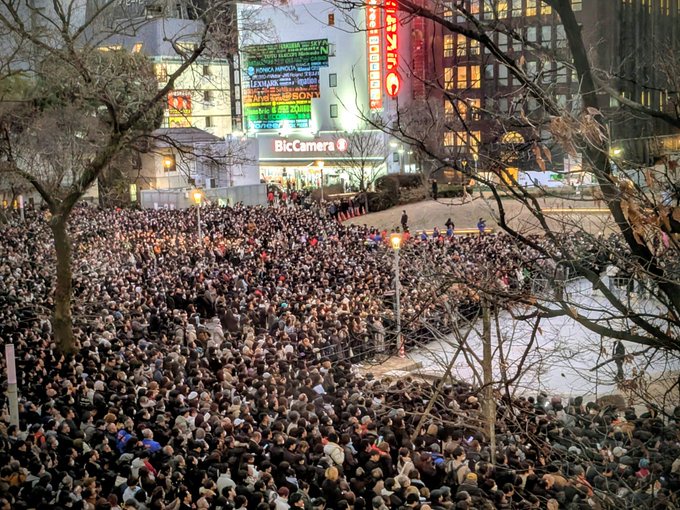 【画像】　高市総理、演説の聴衆人数が限界突破　共産党の主催者発表なら20万人レベル