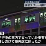 JR山手線車内で“催涙スプレー”乗客2人ケガ　現行犯逮捕された30代女性は勾留に耐えられないと判断され釈放…