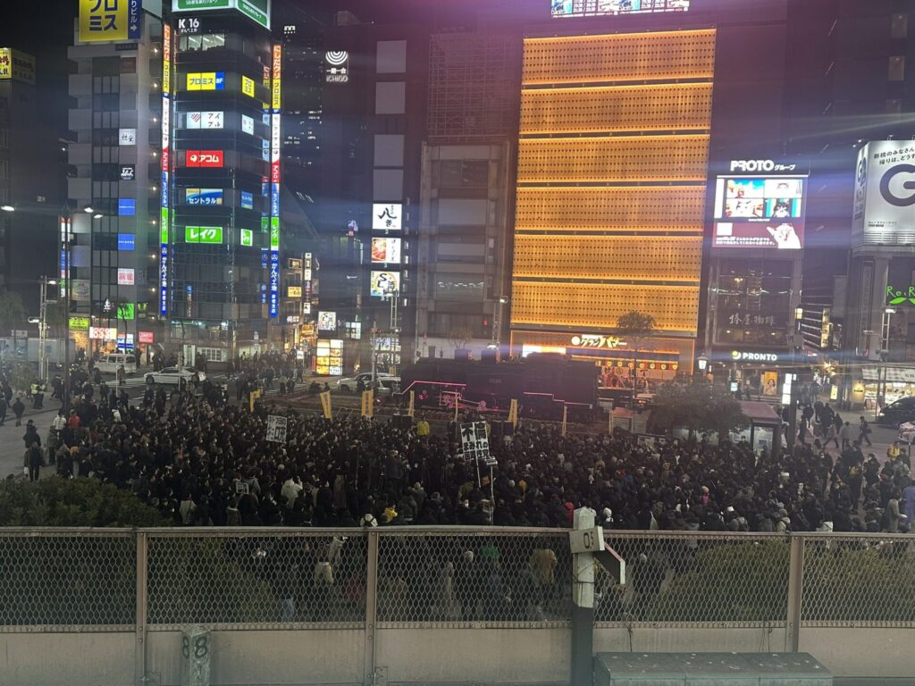 しばき隊、暇なので国民民主の街宣にも参画