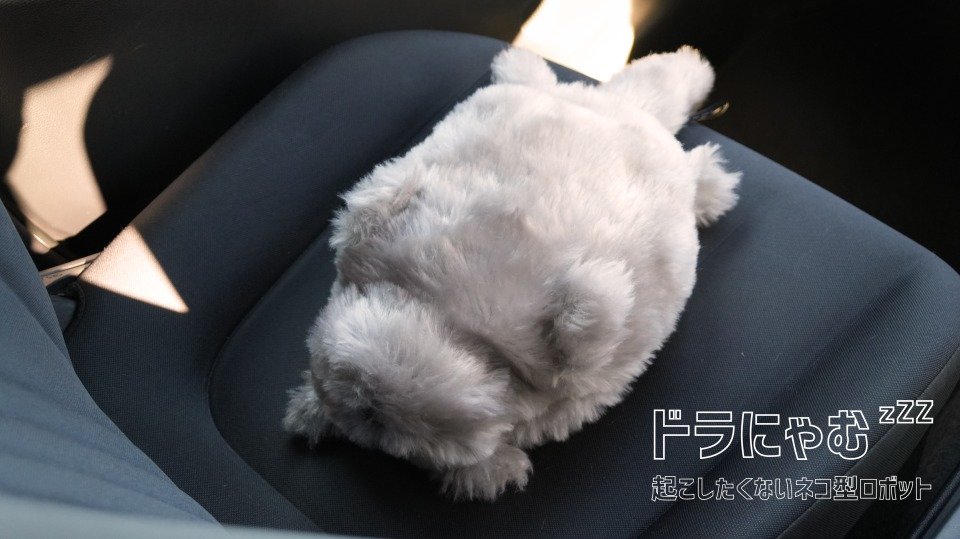 トヨタ系基金、ネコ型ロボットの実証実験　ドライバーの「運転を評価されたくない」和らげ交通安全促せるか　(ドラにゃむ)