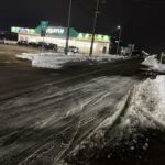 米山隆一&擁護者 「雪は道路に撒いたほうが早く解ける」　→　夜になっても解けてないことを確認