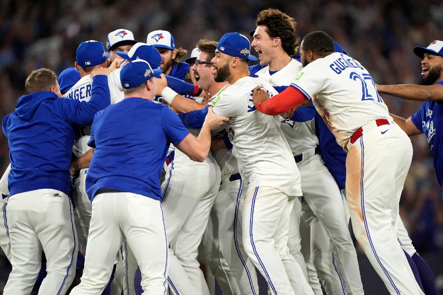 【MLB】ブルージェイズが劇的逆転でワールドシリーズ進出　ドジャースと対戦　マリナーズは悲願ならず最終戦で涙