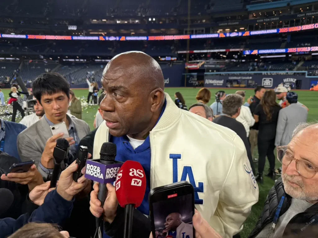 【MLB】マジック・ジョンソン氏、山本由伸は「神がかっていた」　今世紀初WS連覇に「王朝と言っていい」　NBAスーパースターも絶賛