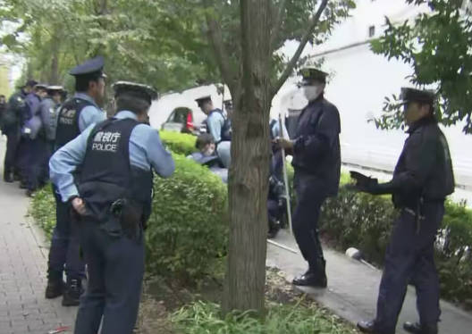 東京都港区の米大使館前で男を逮捕「気象庁職員が意図的に気候を変動させている」など話しており