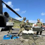 陸上自衛隊 第１師団／頭号師団　八丈島災害派遣　給水給食生活支援を実施中