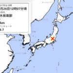 震度３の大地震！！！