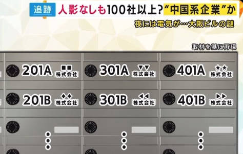 【遅い】大阪特区民泊で中国系ペーパーカンパニー急増、住民トラブル相次ぎ新規申請を来年5月末終了。迷惑民泊根絶チームを新設する