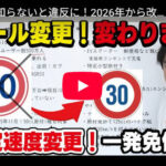 自転車の歩道通行を全面禁止、抜くときは安全速度30km/h以下、非接触転倒で懲役3年・罰金50万円