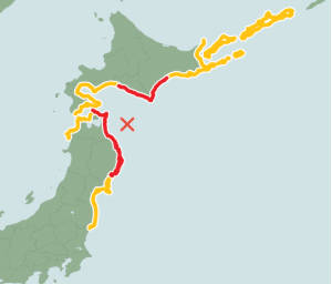 大津波、3m、逃げろ