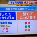 再）【炎上／AIではありません】TBS『自民・維新・参政党は「つよくてこわい日本」、　中革連合、国民・共産・れいわは「優しくて穏やかな日本」』