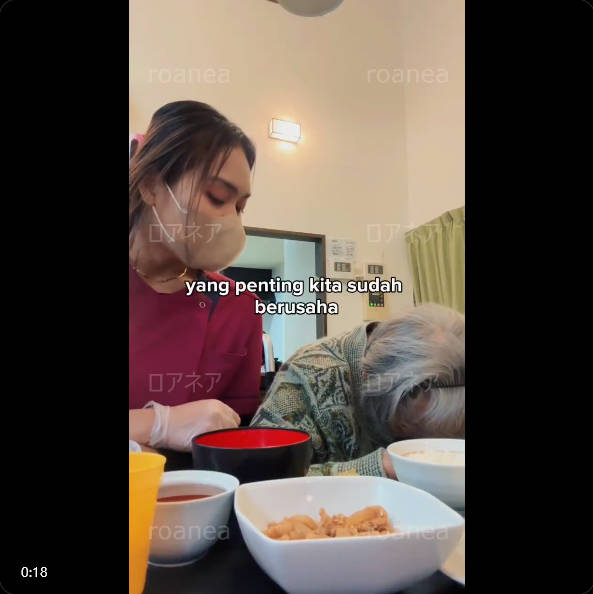 【インドネ○ア人介護士】高齢者不満動画で批判殺到、コメントで「首を絞めてやりたい