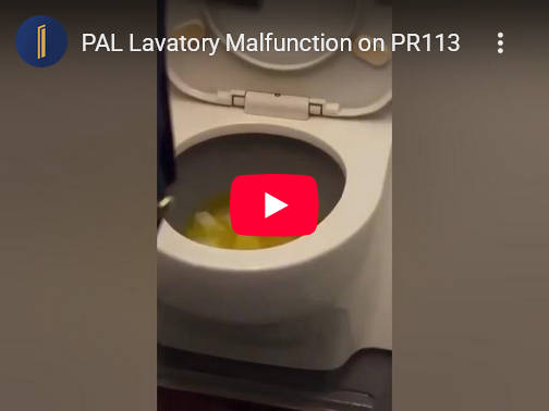 太平洋上を飛行中のフィリピン航空機、飛行中に全トイレが詰まる緊急事態　CAが手作業で汲み取り対処