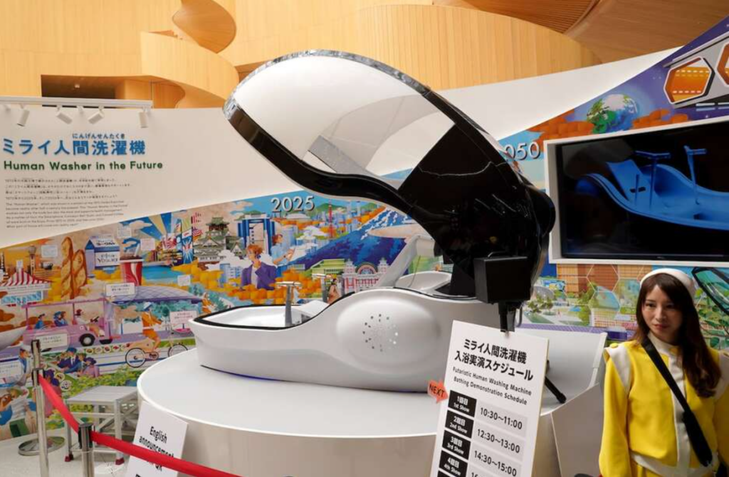 万博で人気「ミライ人間洗濯機」の量産化が決定　すでに6台が契約、ホテルなどで導入へ