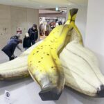 黒ずみや皮の裏側までくっきり見える巨大バナナ、福岡に出現
