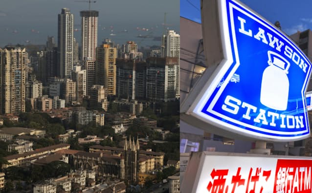 ローソンがインド進出、まず100店　成長市場の中間層狙う