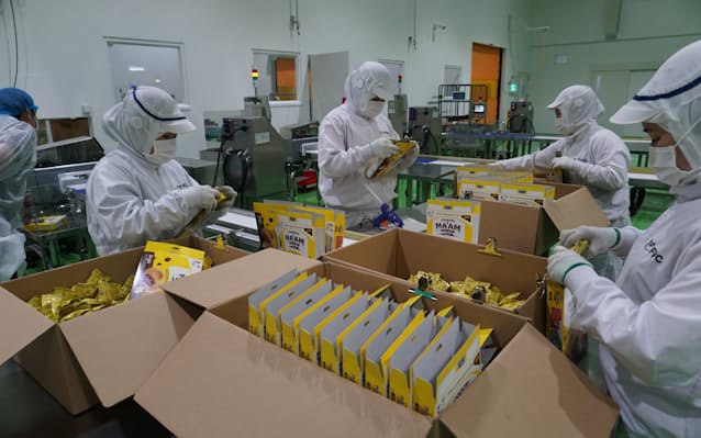 不二家、ベトナム起点に菓子輸出　｢カントリーマアム｣など12カ国・地域に