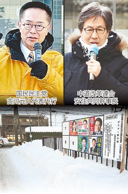 「野党王国」旧民主が分裂、労組票や政権批判票食い合い…自民は隙突き14年ぶり議席奪還狙う－北海道1区