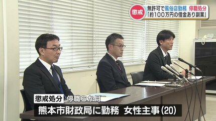 【定期】財政局の女性（20）風俗店勤務が発覚して依願退職