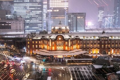 【東京23区】週末から9日朝にかけて1㎝の降雪予想　積雪や路面凍結など週明け通勤時間帯の交通障害に注意