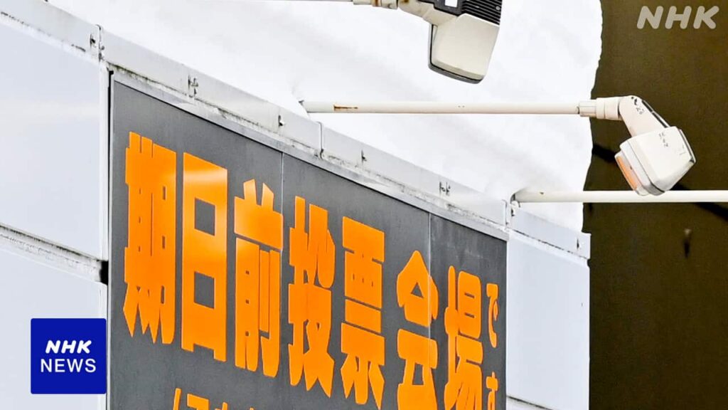 期日前投票だけで2701万人w