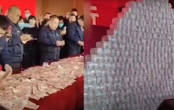 中国企業「ボーナスをやる。受け取れ」机に置いた40億円の現金を従業員に自由に取らせる