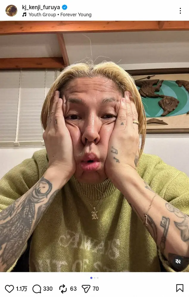 「年齢なんてただの数字とか言ってんのジジィとババァだけ」「クッソ絶対嫌じゃん」降谷建志（47）の“暴言”にホルモンナヲ応戦