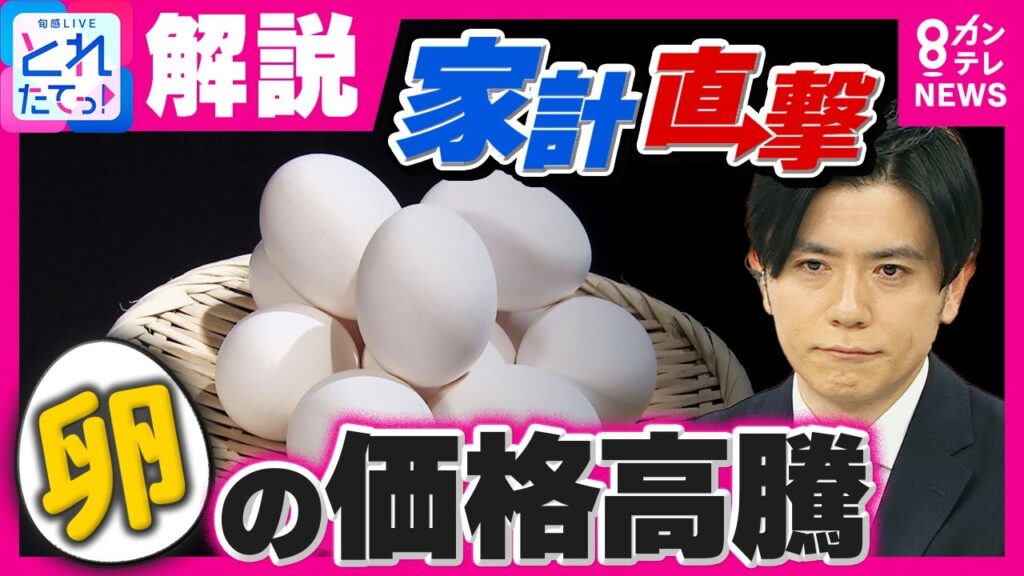 米(5kg4000円)卵(10個300円)←日本人さん「これ永遠に下がらないヤツだ」と気づき始める