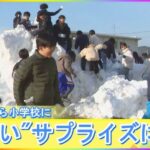 【愛知・西尾】小6に卒業前にサプライズ、届いたのは…10トンの雪