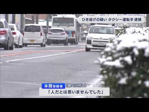 76歳のタクシー運転手、76歳の男性を轢き逃げし死亡させた容疑で逮捕