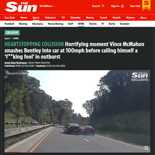 【プロレス】80歳ＷＷＥビンス・マクマホン元社長、180キロのスピード違反で衝突事故　「最低の馬鹿野郎」と反省