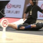 バレー・西田有志選手が女性ｽﾀｯﾌにｻｰﾌﾞを当ててしまった直後に見せたｽﾗｲﾃﾞｨﾝｸﾞ土下寝　世界が絶賛