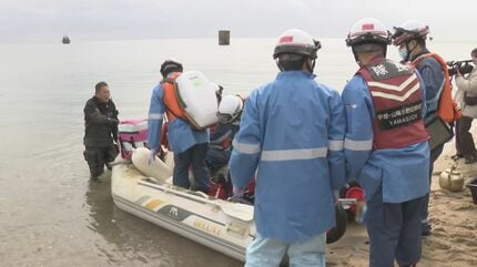 台湾ダイバーが意識不明か…救急車要請　長生炭鉱の遺骨収容に向けた潜水調査で　調査中止に　山口・宇部