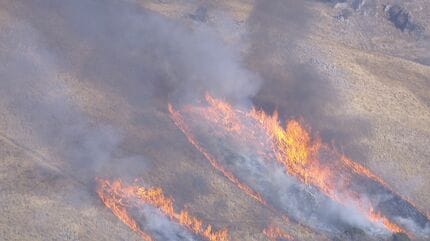 【山口】作業員の衣服に火が燃え移り死亡…恒例の秋吉台・山焼きで　美祢